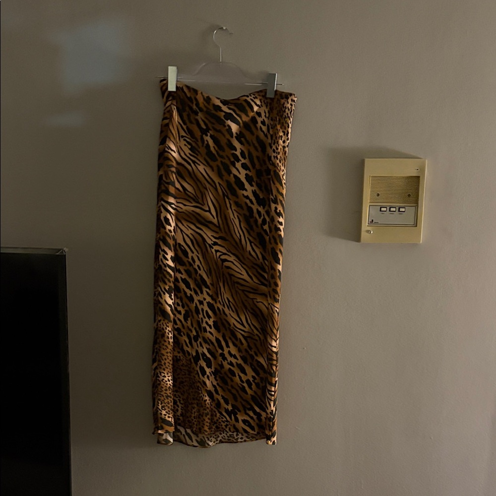ASOS Animal Print Maxi Skirt